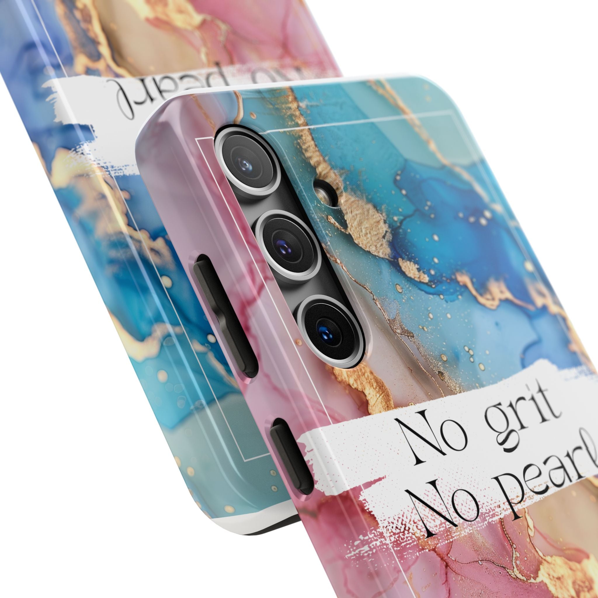 iPhone or Samsung Magnetic Case, "No Grit No Pearl"