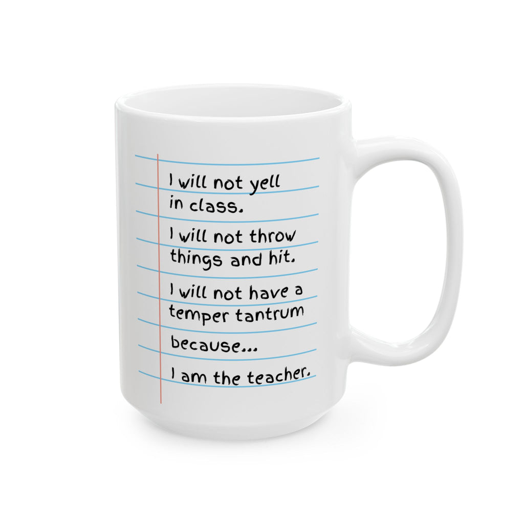 15 oz Ceramic Mug for Teachers
