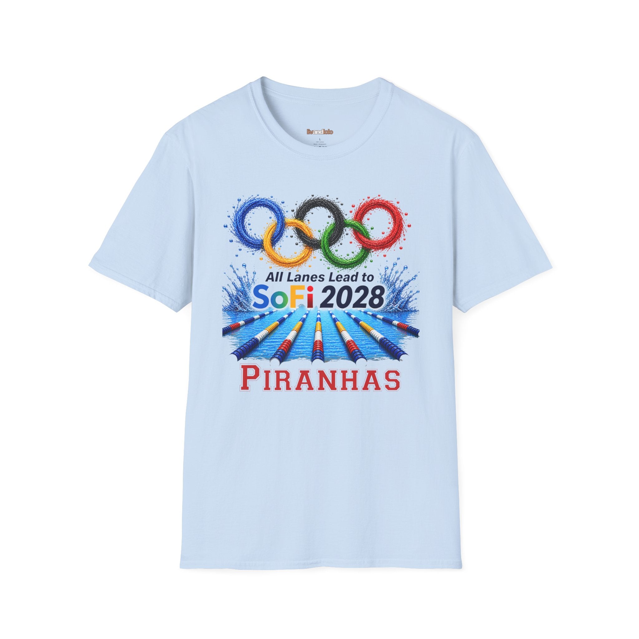 Adult Tee — ‘All Lanes Lead to SoFi 2028’