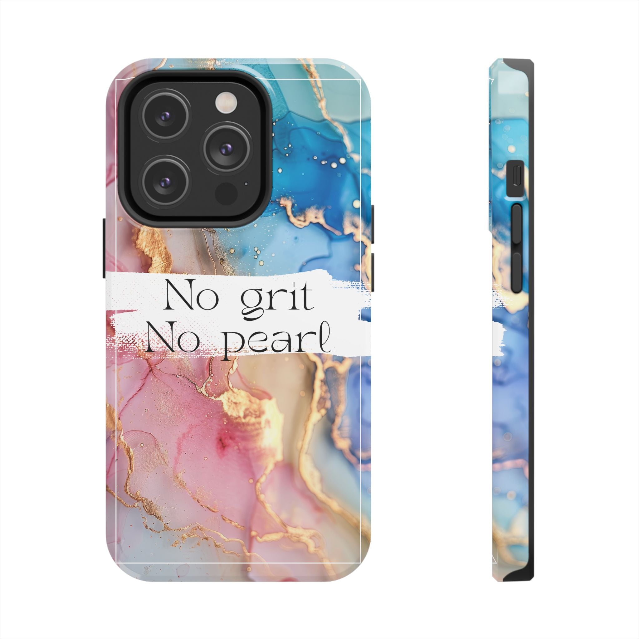 iPhone or Samsung Magnetic Case, "No Grit No Pearl"