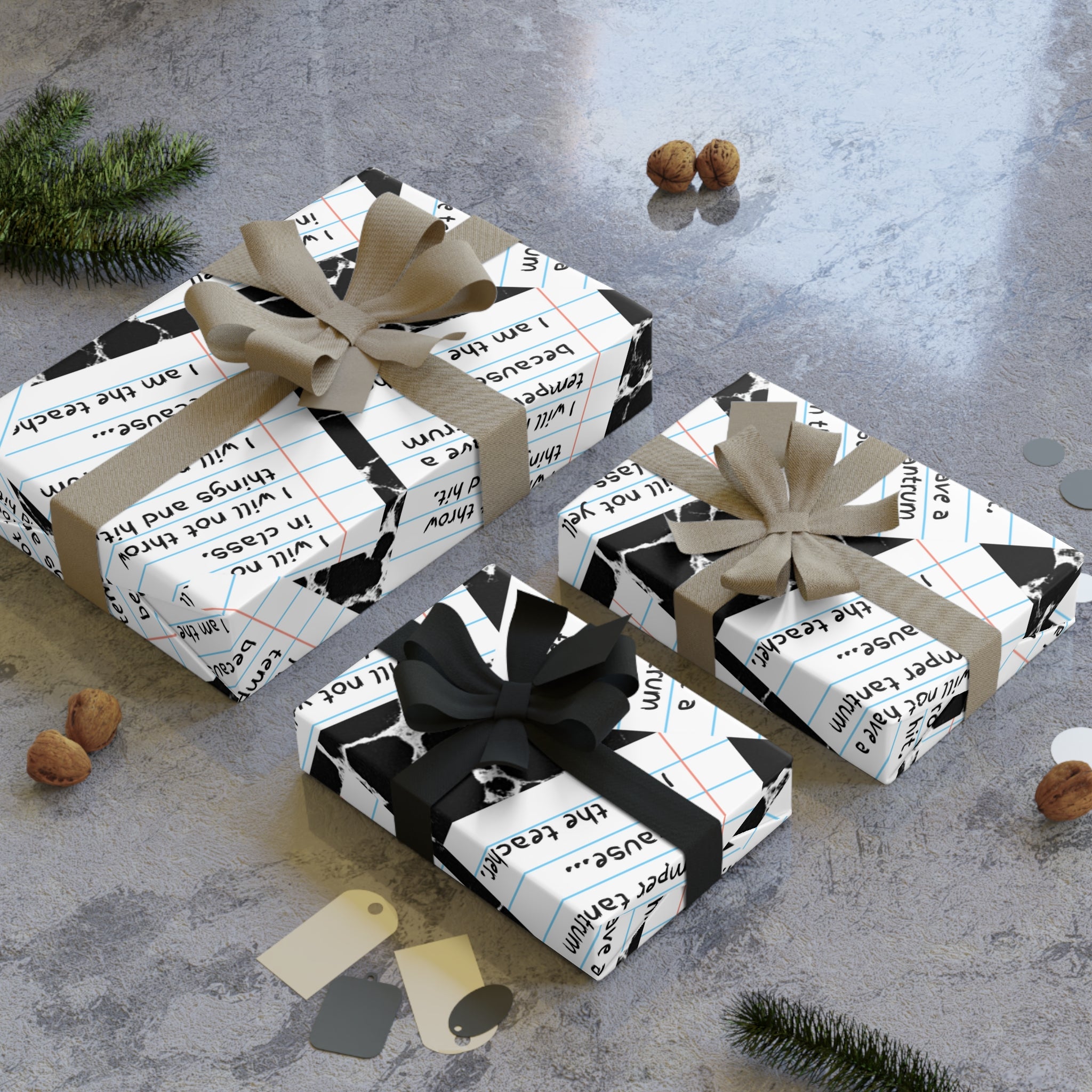 Teacher Appreciation Gift Wrap