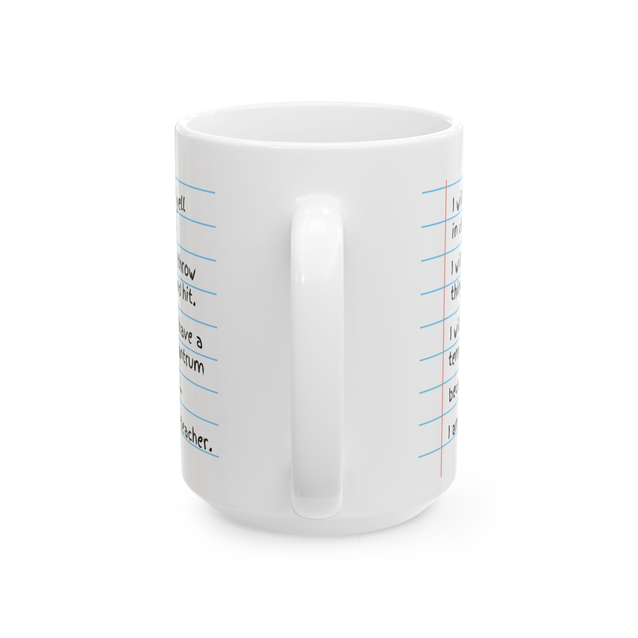 15 oz Ceramic Mug for Teachers