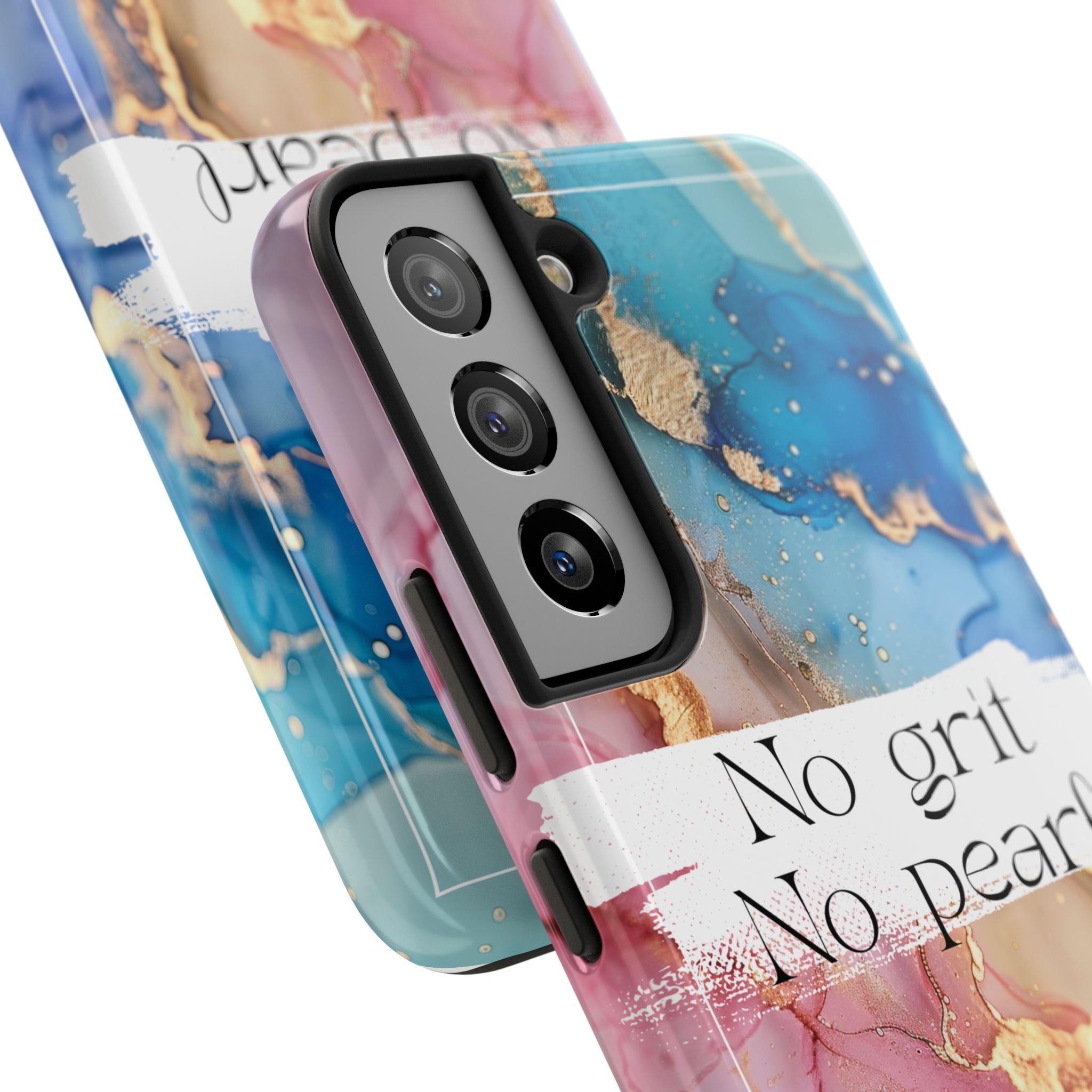 iPhone or Samsung Magnetic Case, "No Grit No Pearl"