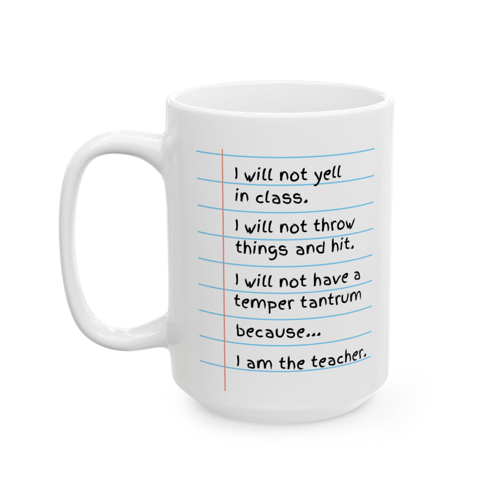15 oz Ceramic Mug for Teachers