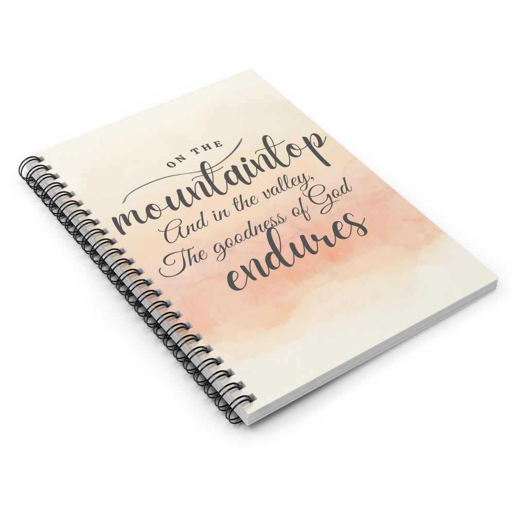 Spiral Bound Journal — The goodness of God endures