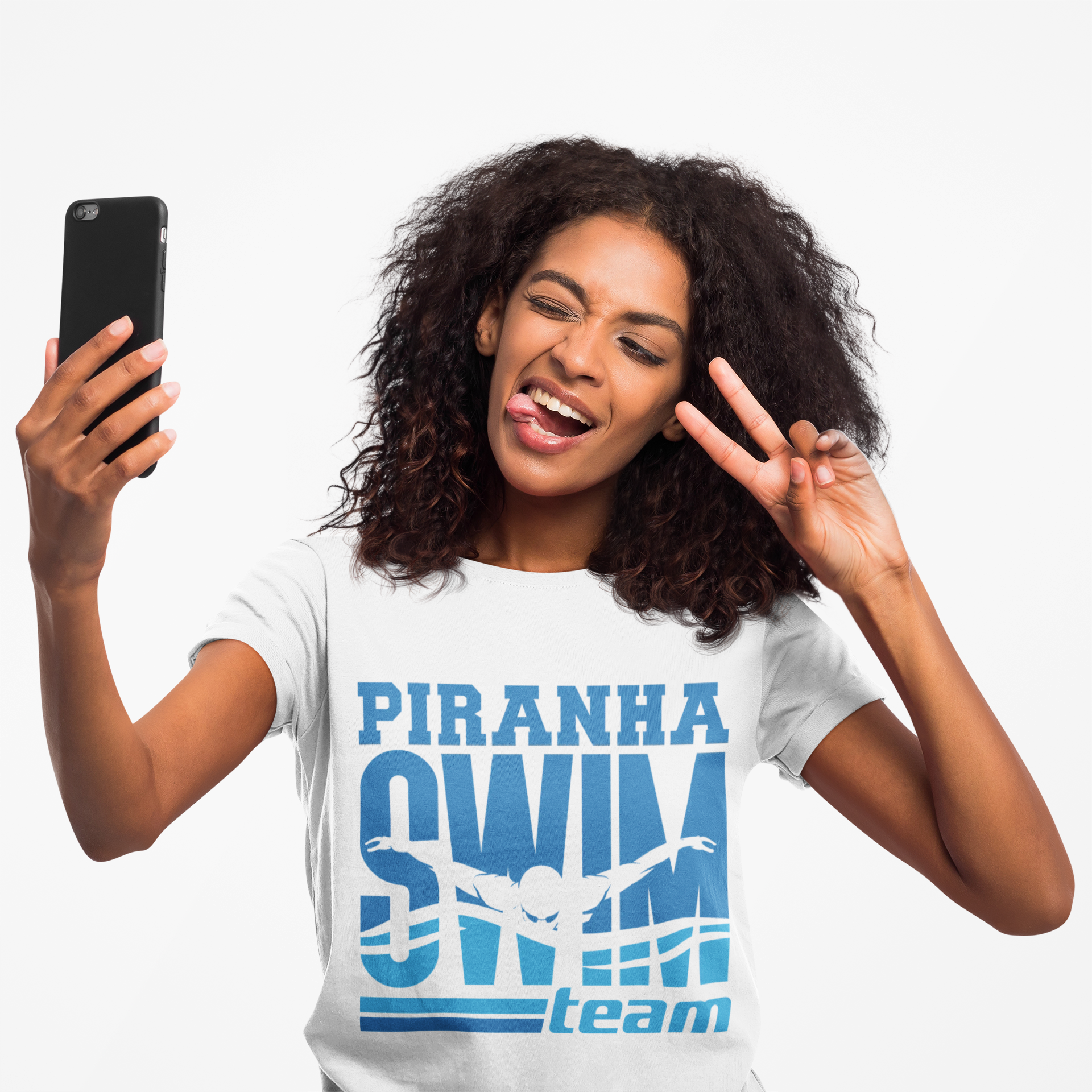 Unisex Piranha Swim Team Tee