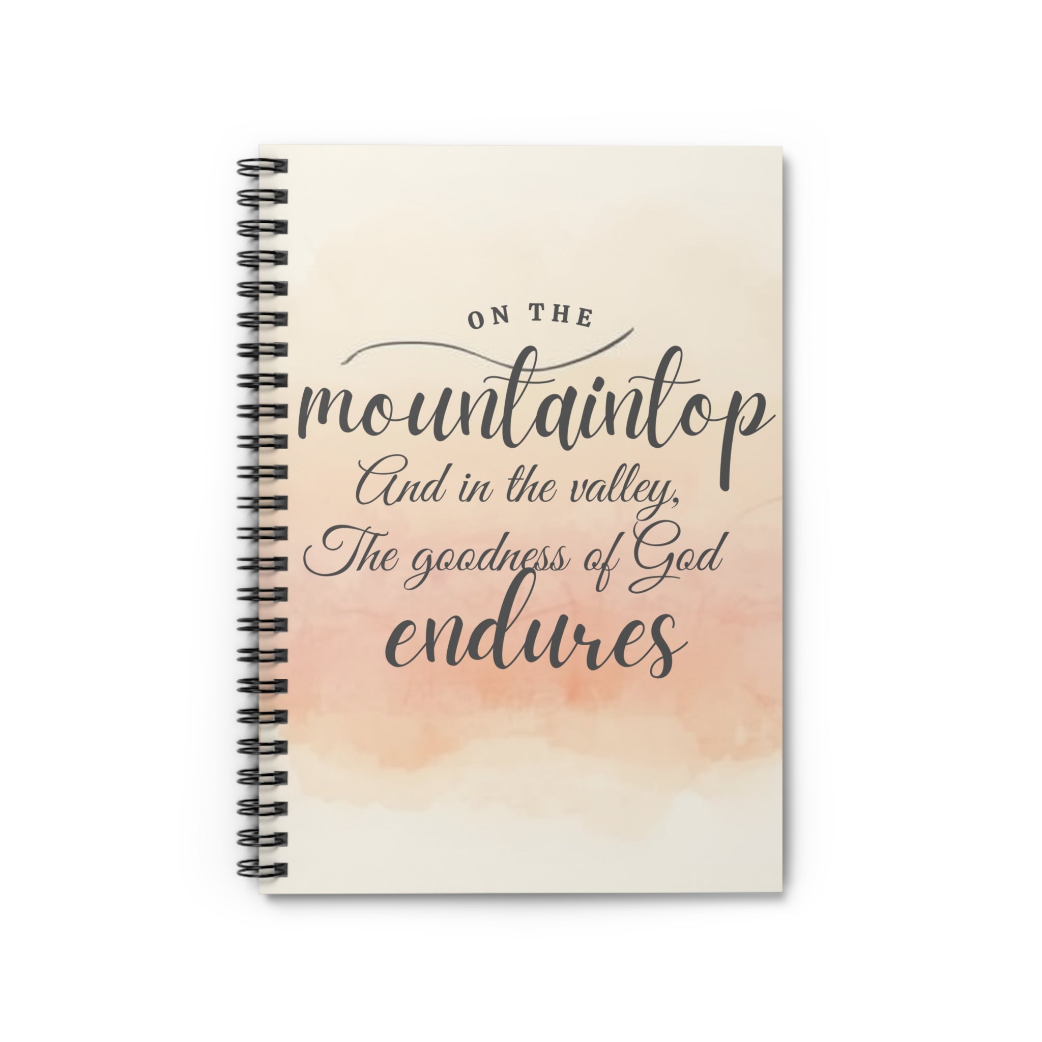 Spiral Bound Journal — The goodness of God endures