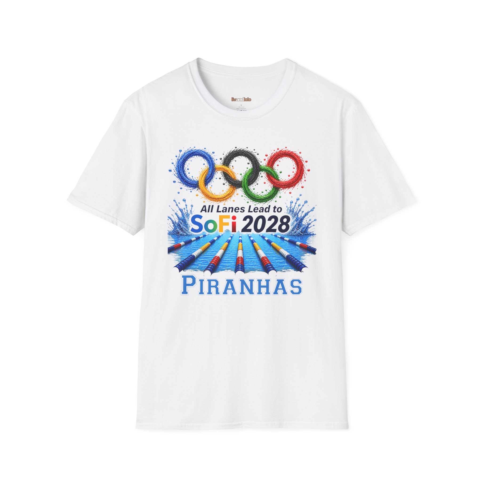 Adult Tee — ‘All Lanes Lead to SoFi 2028’