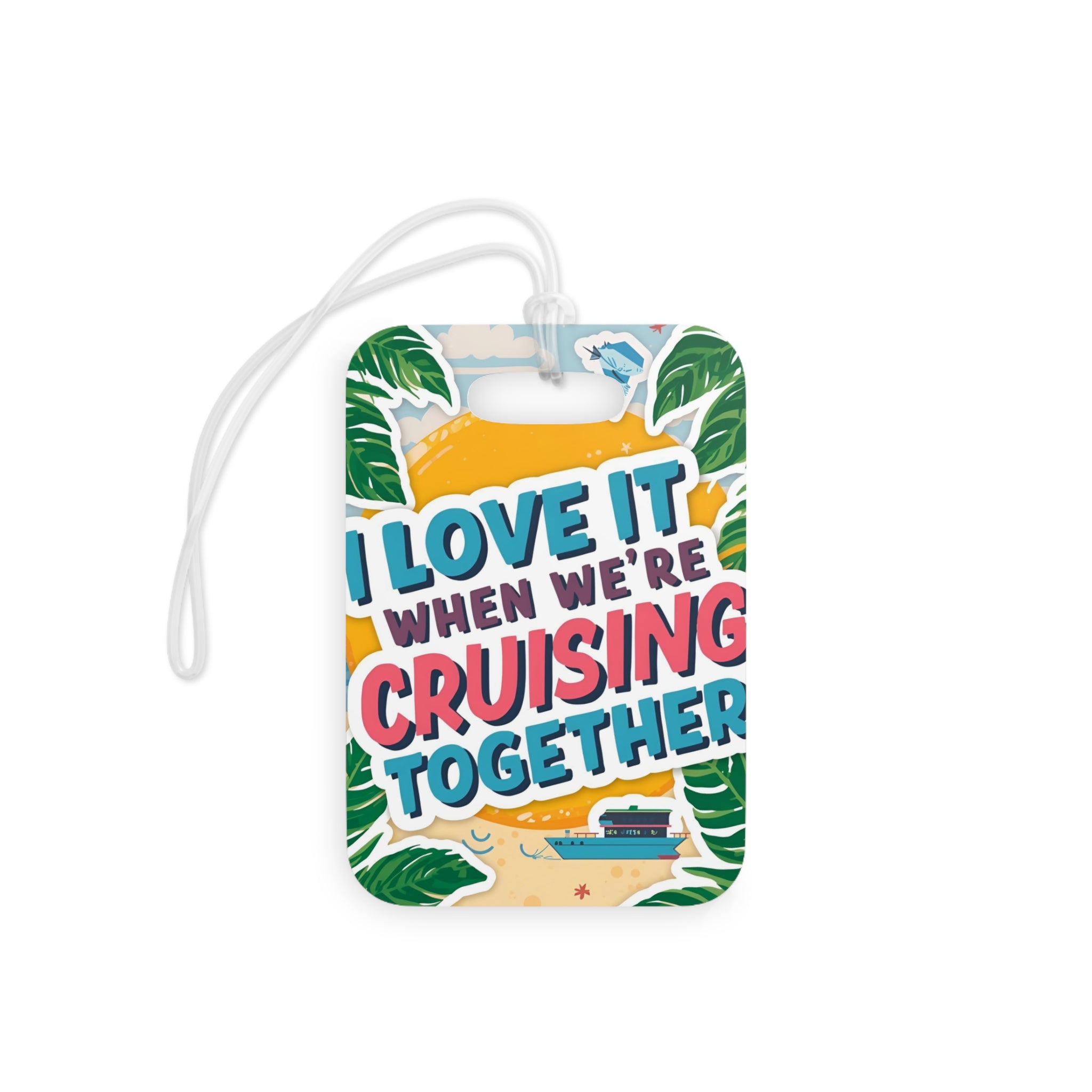 Cruising Together Luggage Tag
