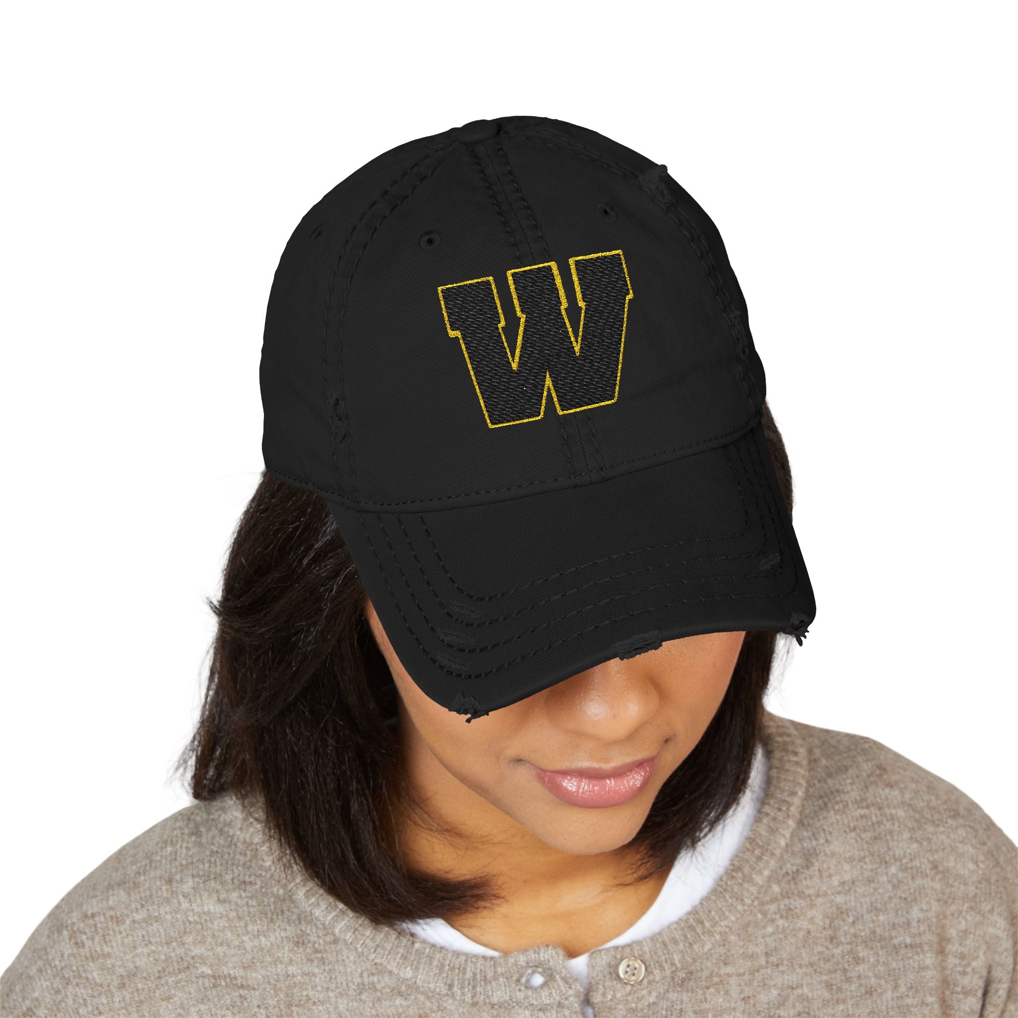 Westfield Bulldogs | Distressed Dad Hat with Embroidered W