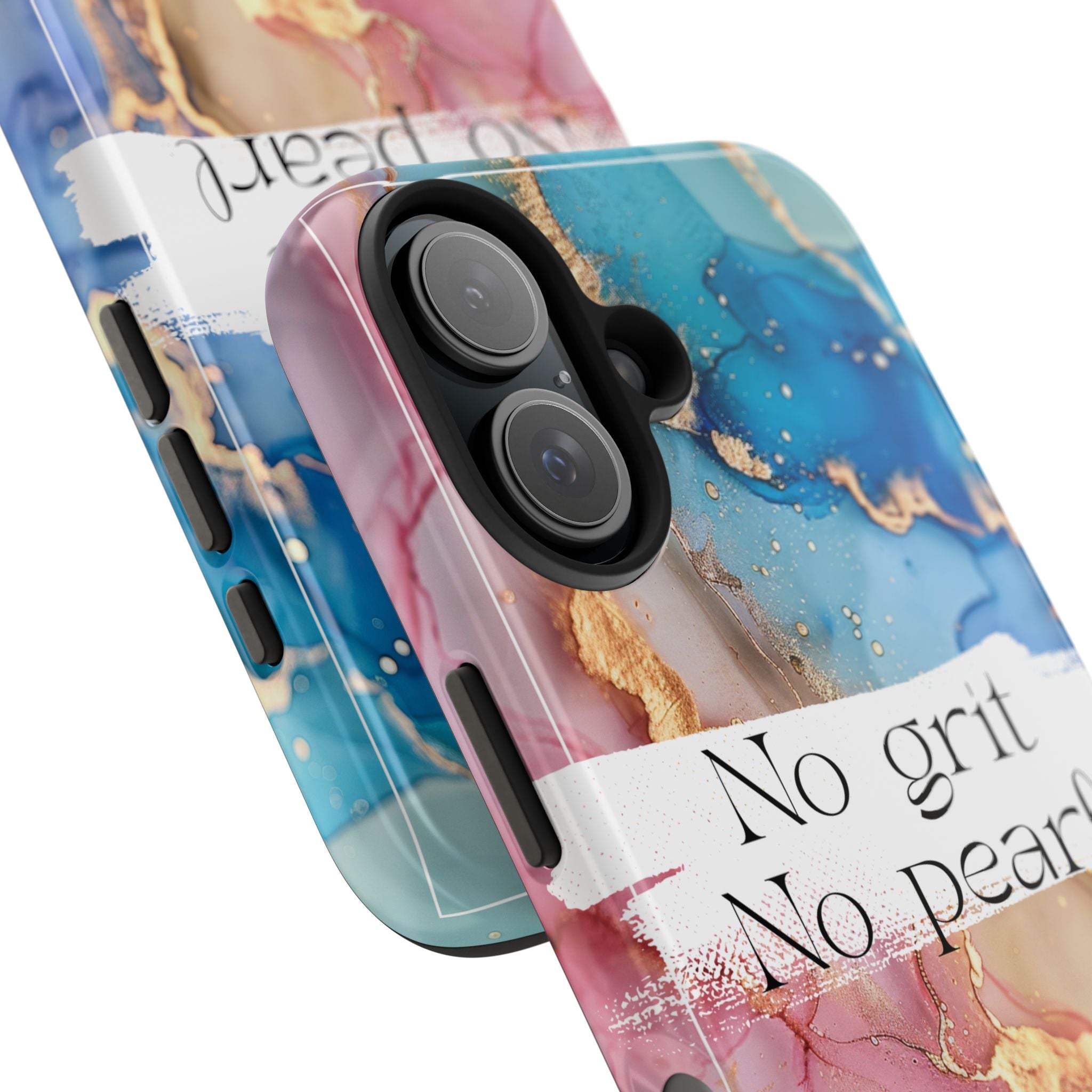 iPhone or Samsung Magnetic Case, "No Grit No Pearl"