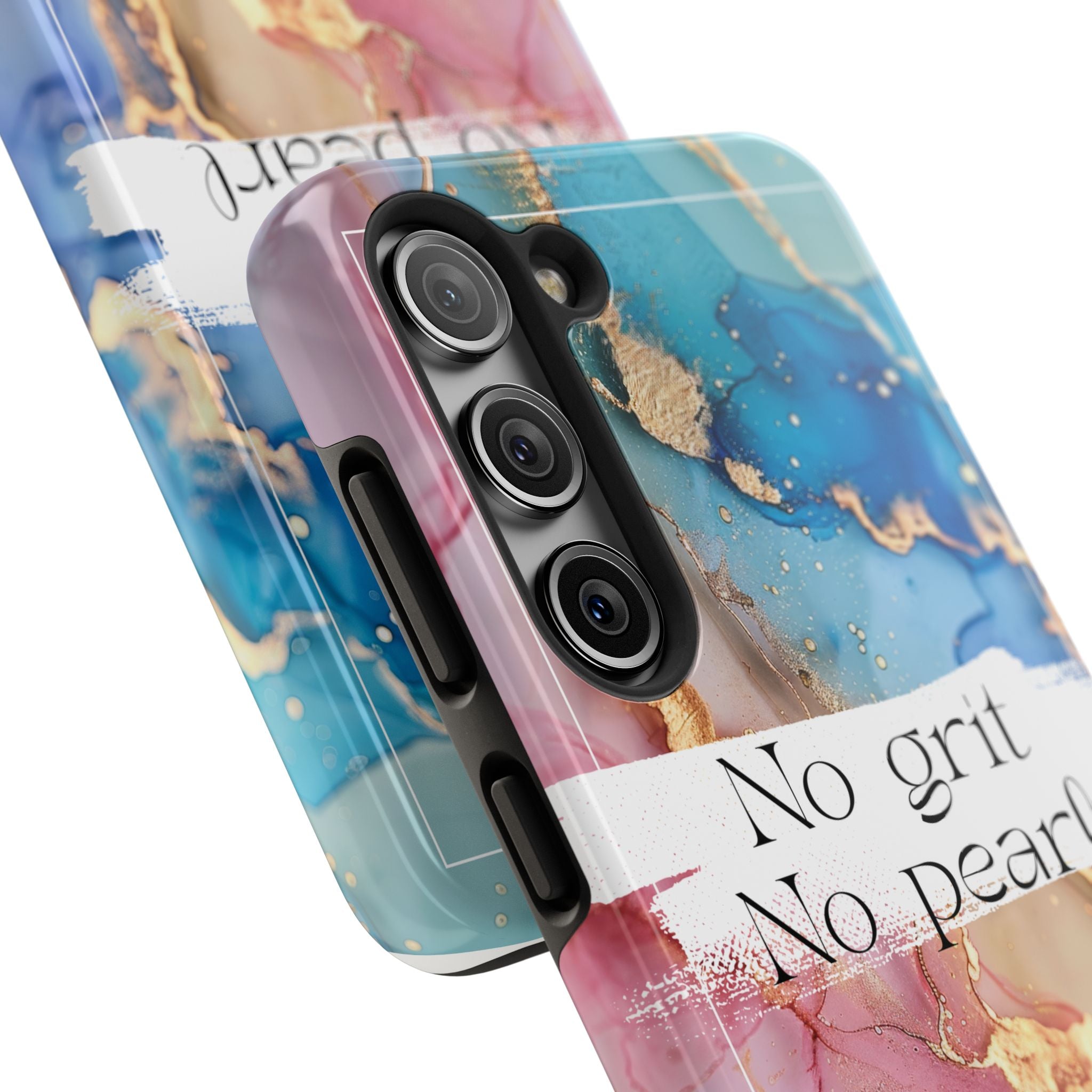 iPhone or Samsung Magnetic Case, "No Grit No Pearl"