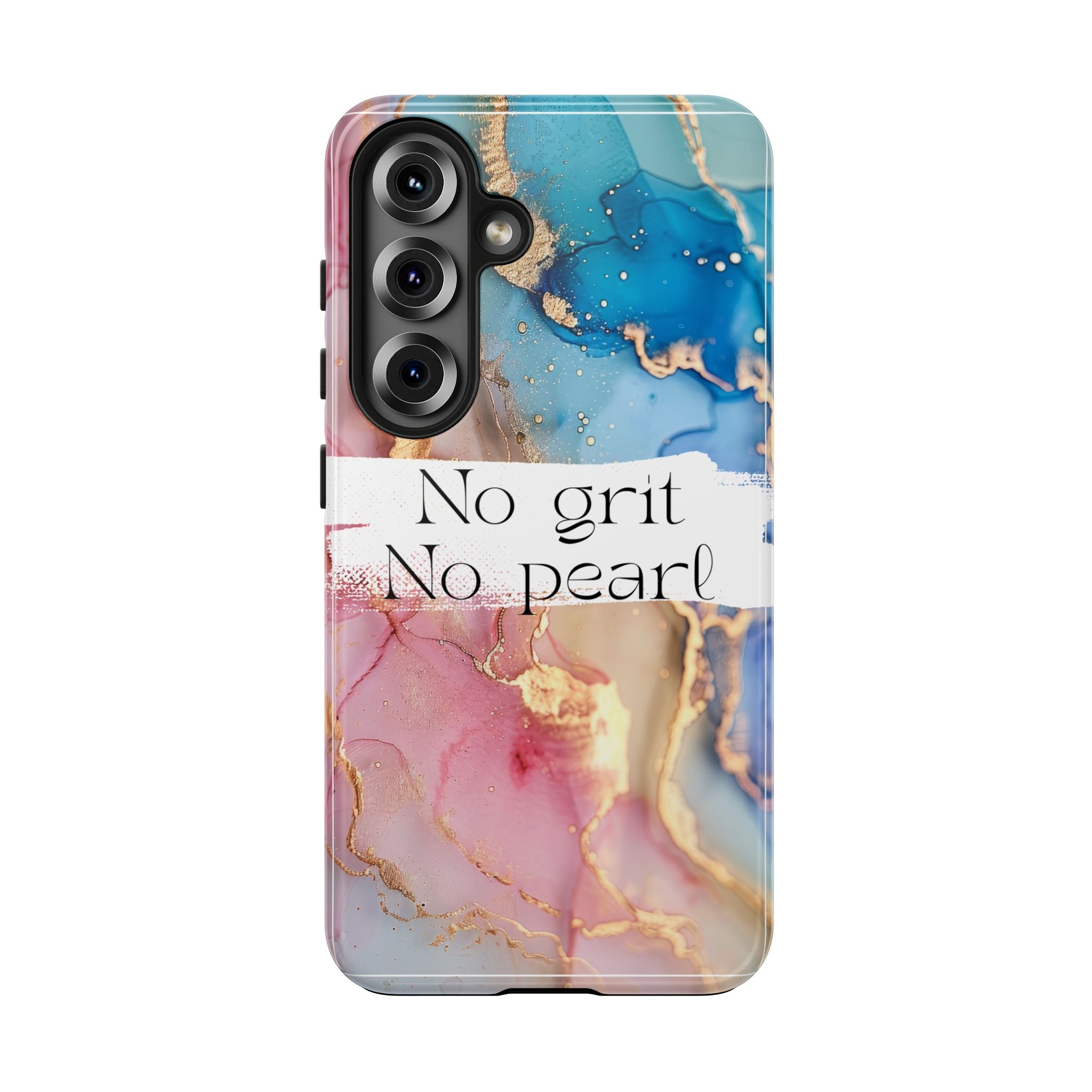iPhone or Samsung Magnetic Case, "No Grit No Pearl"