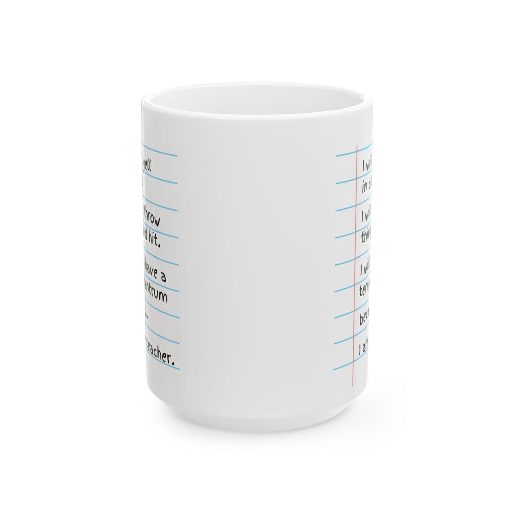 15 oz Ceramic Mug for Teachers