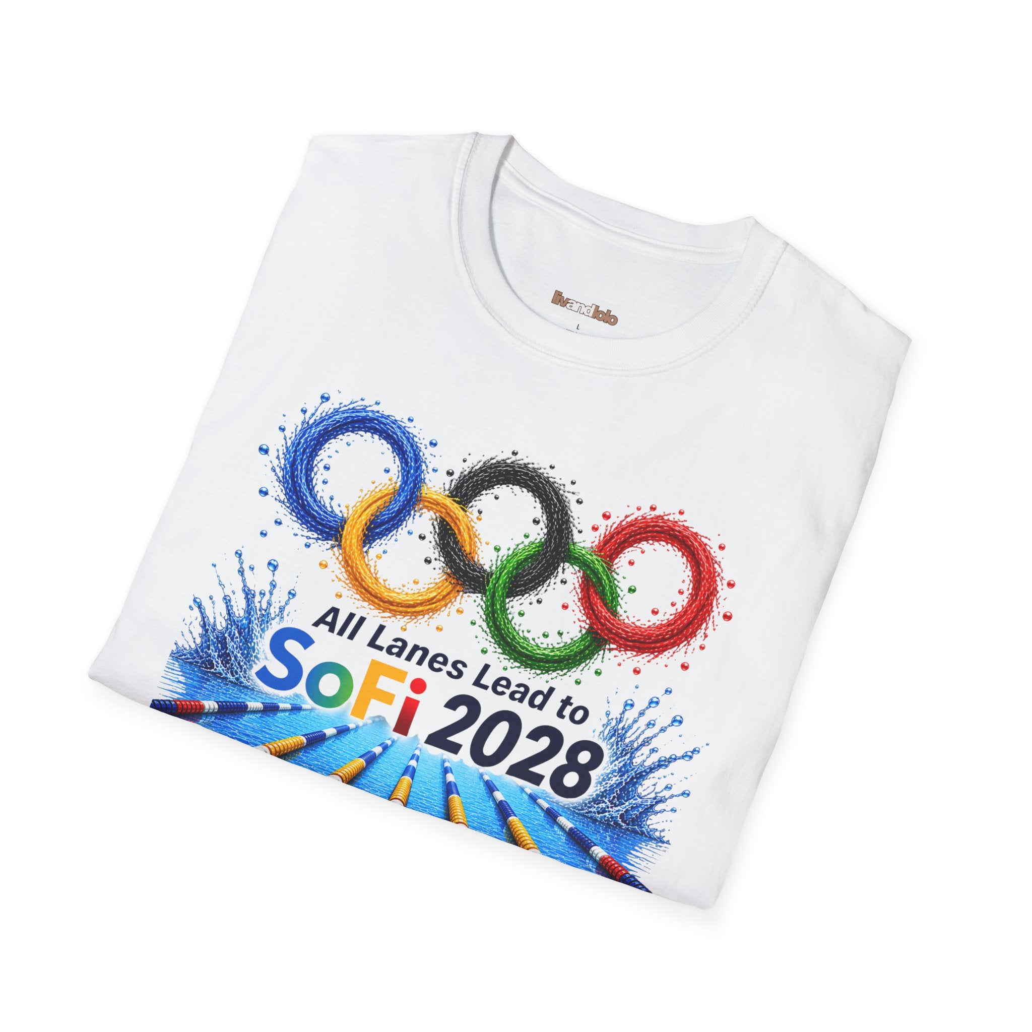 Adult Tee — ‘All Lanes Lead to SoFi 2028’